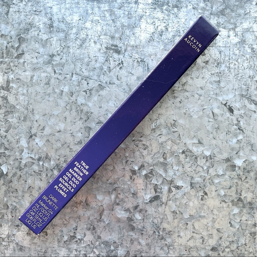 Kevyn Aucoin True Feather Brow Duo NIB Dk Brunette